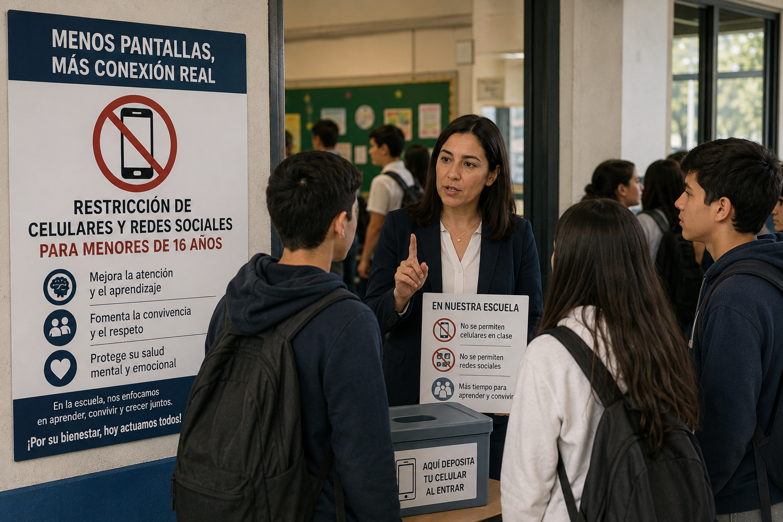 Niñas y niños indígenas en aula intercultural bilingüe