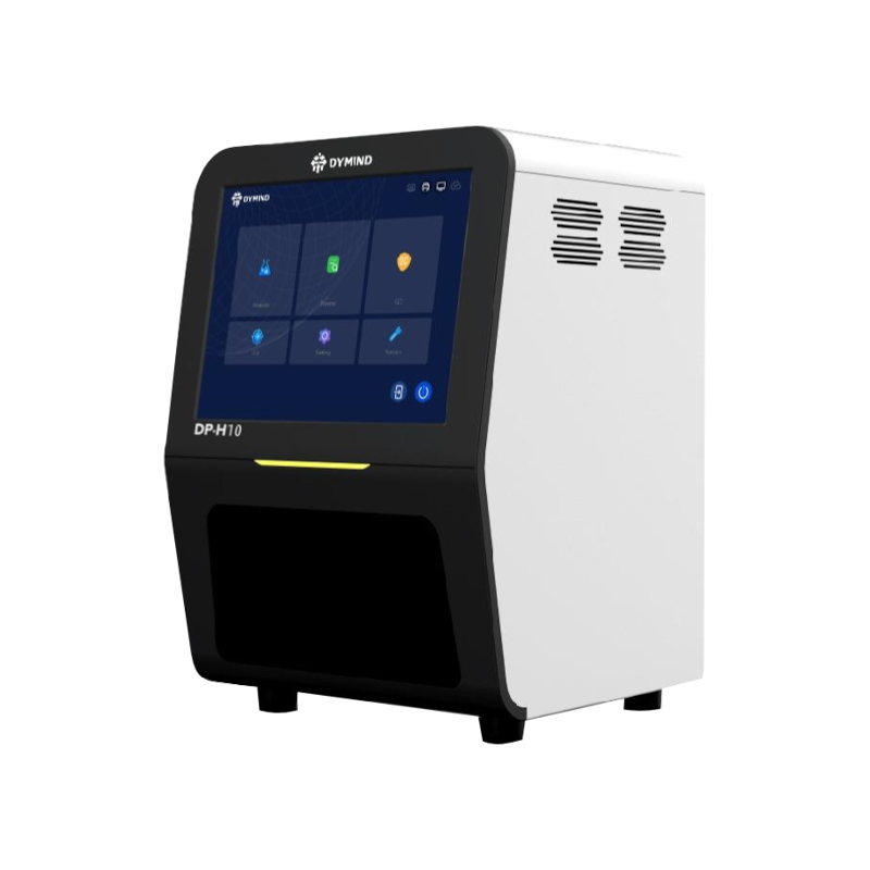 Terminale kiosk touchscreen in bianco e nero con prese d'aria e pannello di accesso frontale.