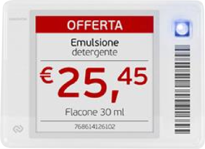 Etichette elettroniche ed eliminacode per farmacia