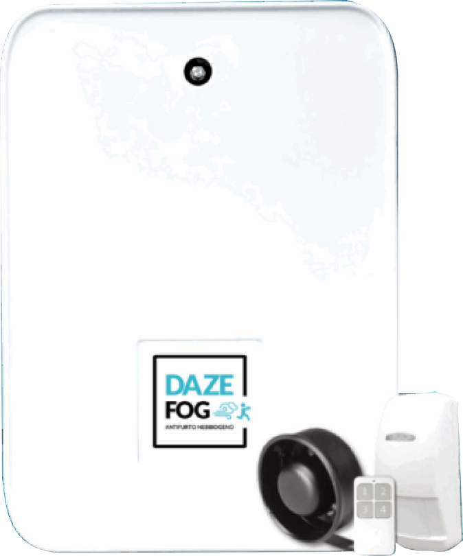 Sistema antifurto nebbiogeno Daze per farmacia
