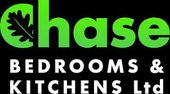 Chase Bedrooms & Kitchens Ltd logo in green and white on black background
