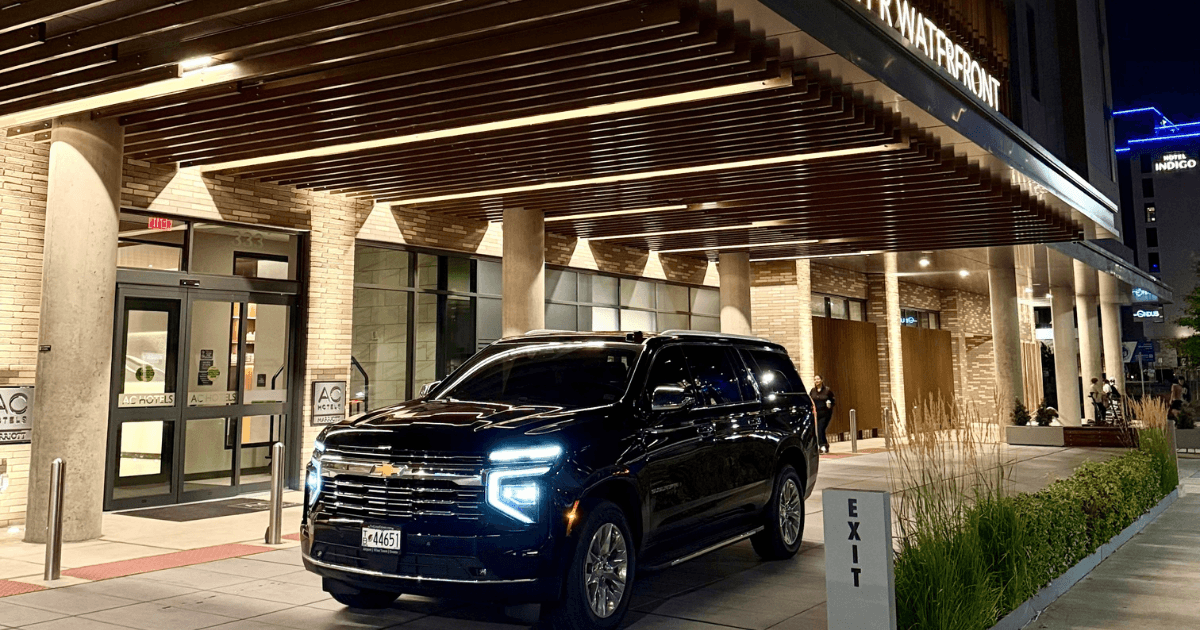 Executive car service Vancouver WA at Waterfront corporate pickup — All Star Town Car