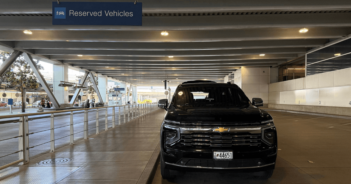 PDX Island 3 executive car service pickup for Vancouver WA return travel