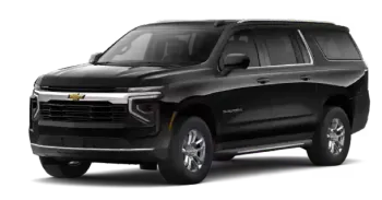 2026 Chevrolet Suburban black SUV chauffeur service Portland Oregon