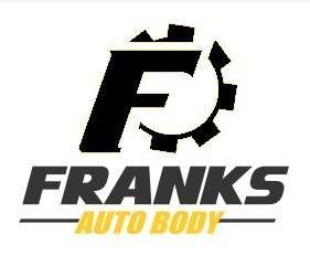 Gold F logo with a gear shape on a black background