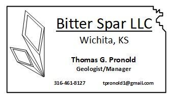A business card for bitter spar llc in wichita ks