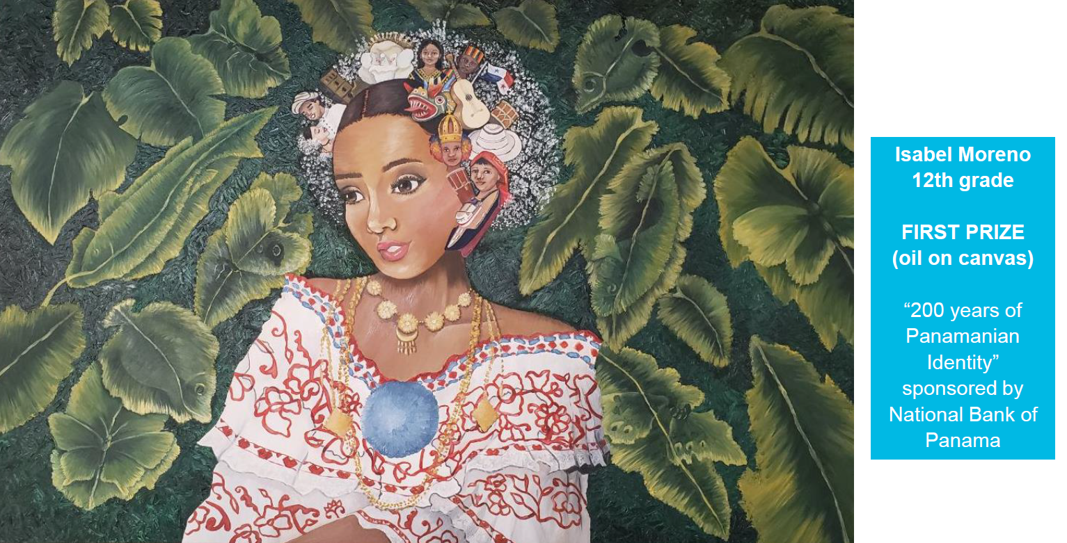 A painting of a woman with flowers in her hair