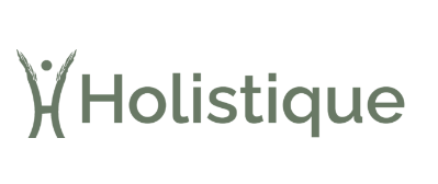 A logo for a company called holistic with a person in the middle.