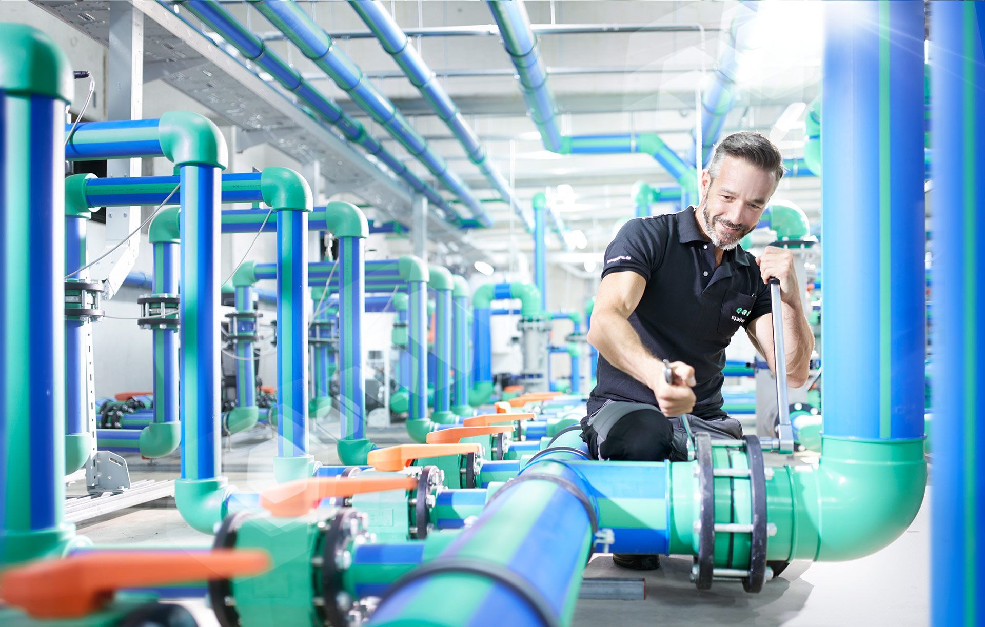 Montage von aquatherm Kunststoff-Rohrleitungssystemen
