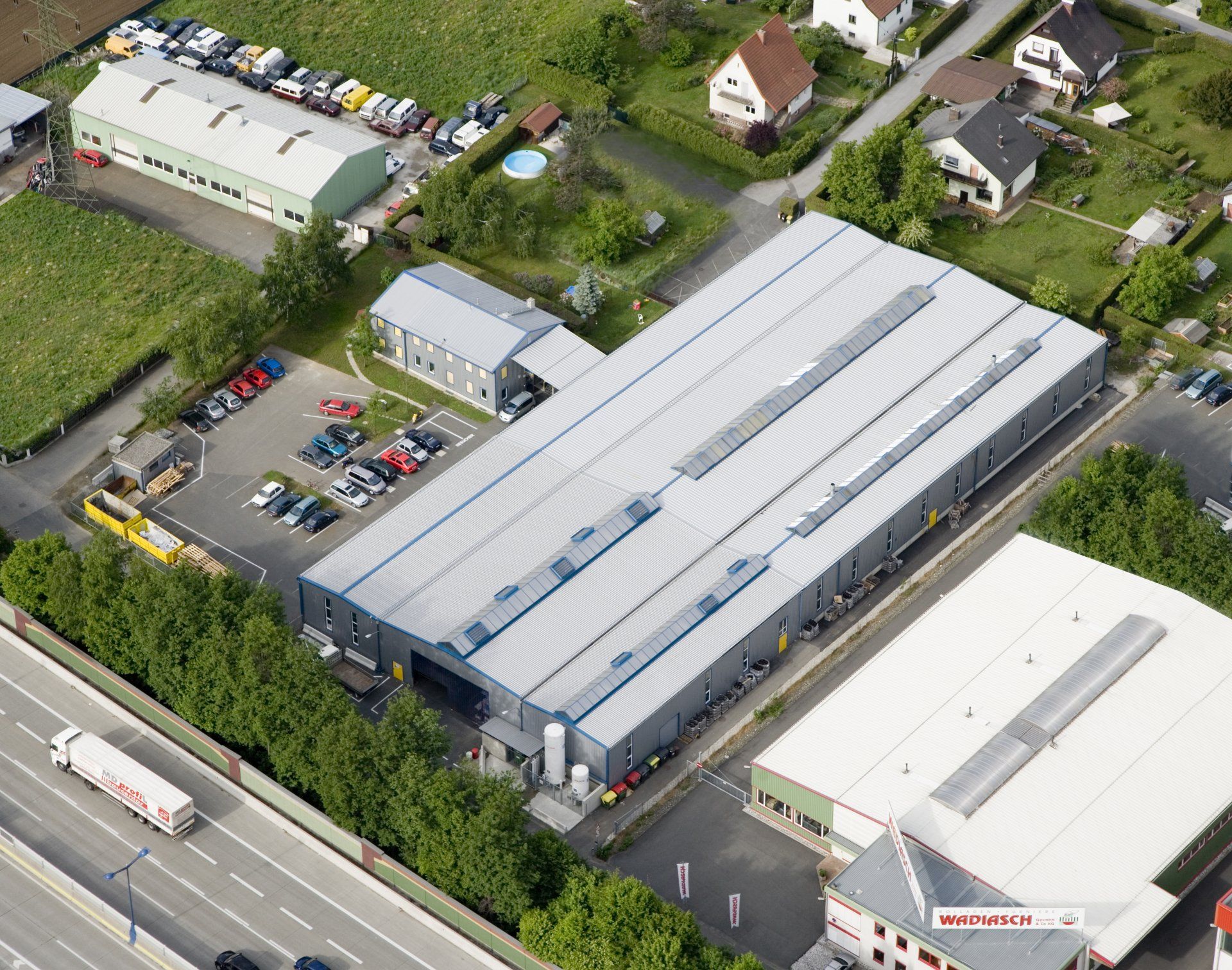 Firmengebäude Luftaufnahme Blechtechnik Koller GmbH