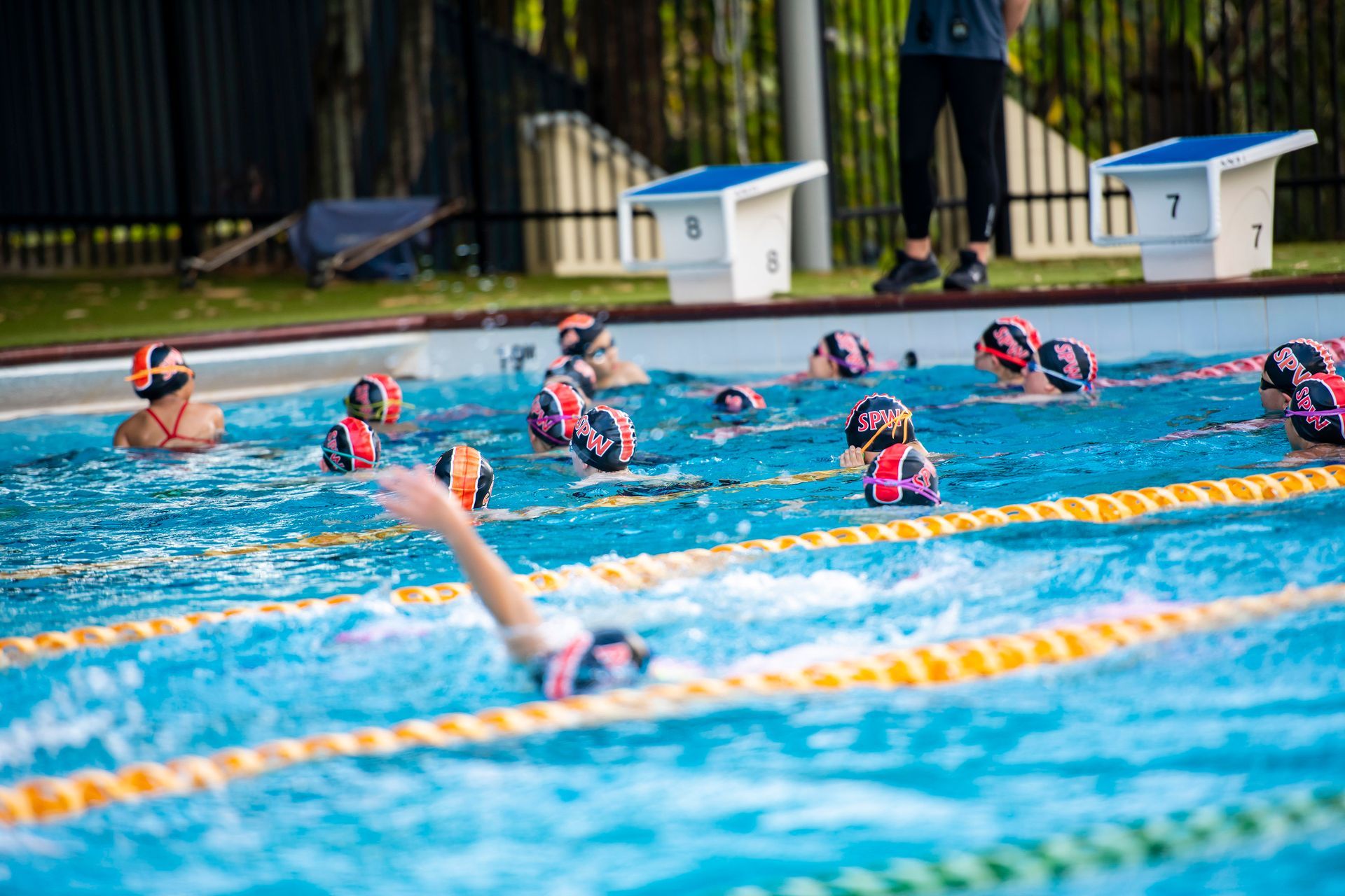 SPW Junior Swim training