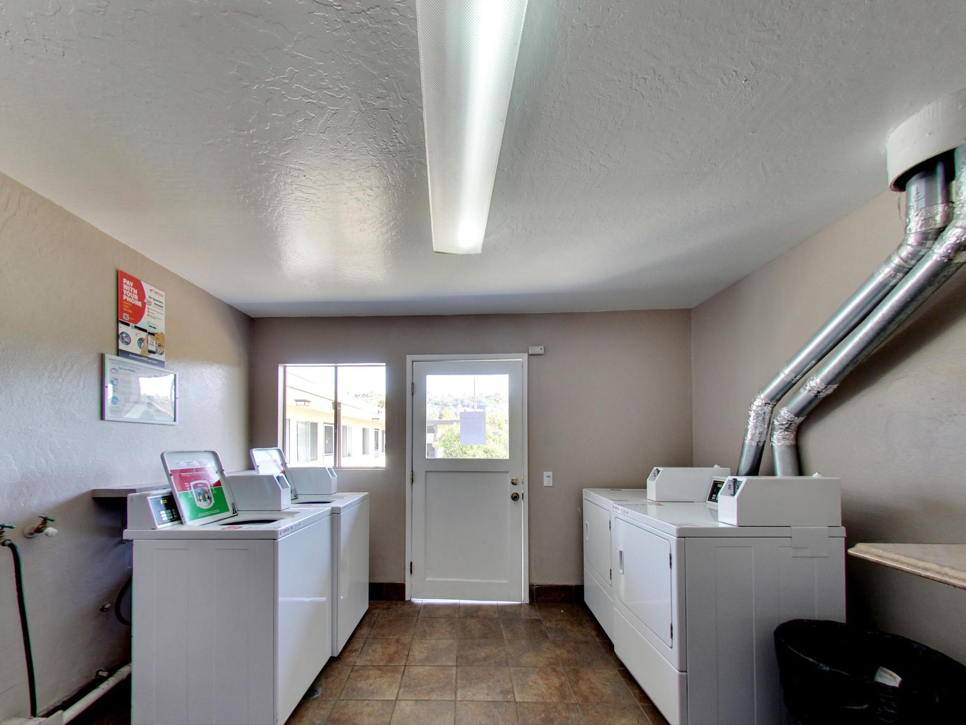 photo of on site laundry