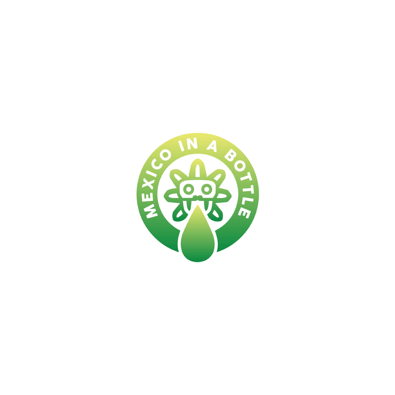 Logotipo: Círculo verde y amarillo con el texto