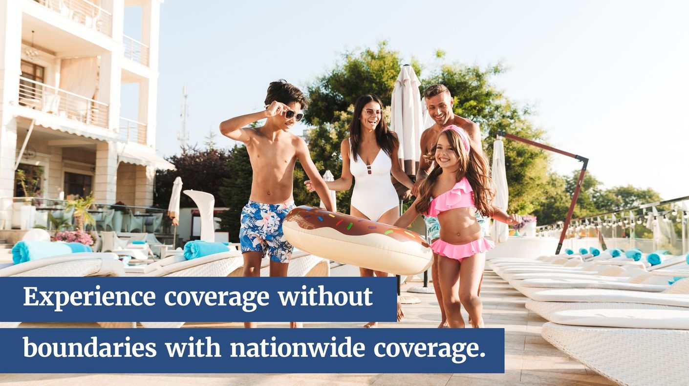 Experience coverage without boundaries with nationwide coverage.