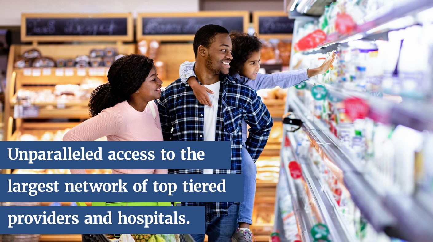 Unparalleled access to the largest network of top-tiered providers and hospitals.