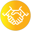 Handshake Icon — Marina, CA — Ross Roofing & Solar Handshake Icon — Marina, CA — Ross Roofing & Solar