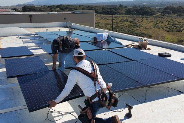 Solar Panels Installation — Marina, CA — Ross Roofing & Solar Solar Panels Installation — Marina, CA — Ross Roofing & Solar