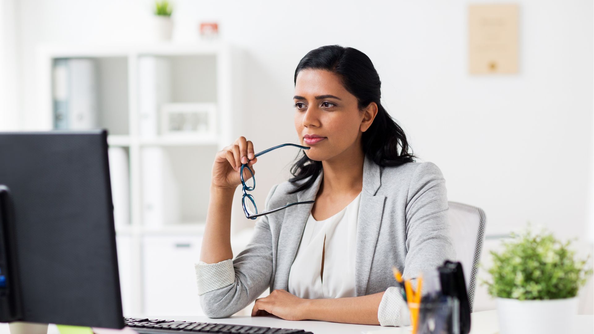 Accountant preparing year-end accounts for a limited company