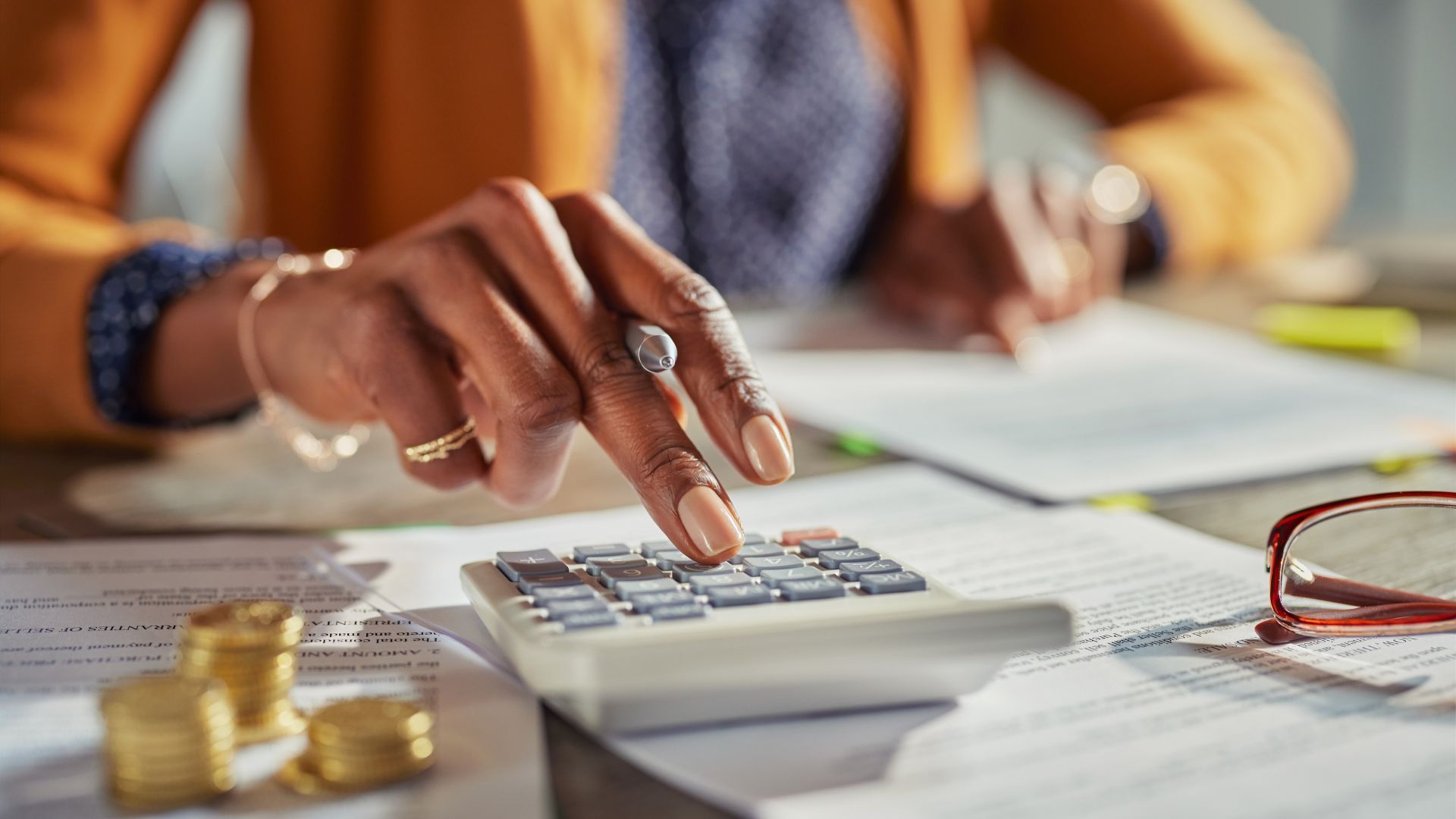 • contractor reviewing tax responsibilities