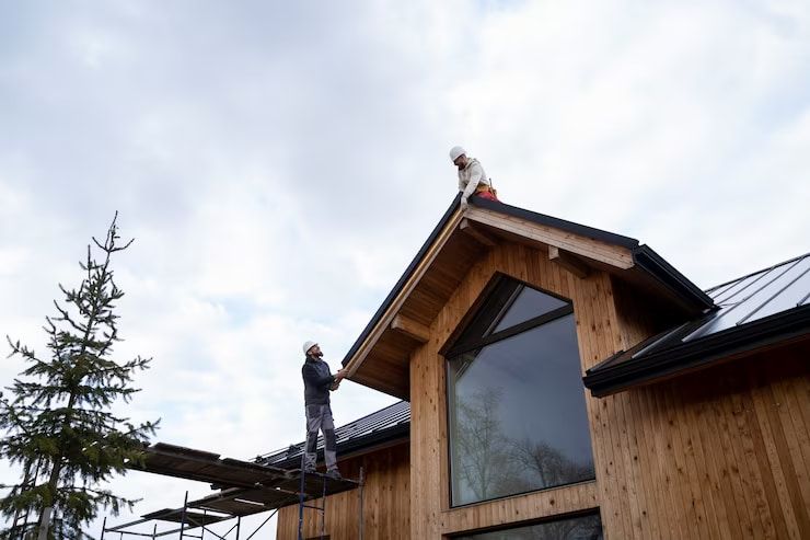 Expert Men Working Roof Together - Cleaning Services in Darling Downs, QLD