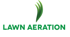 Logo: Green grass blades above