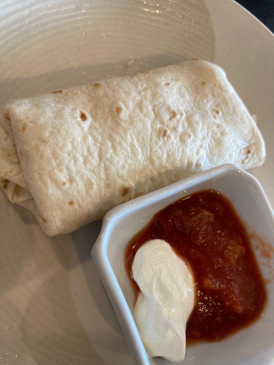 Vegetarian Breakfast Burrito - Cafe Quetzal, topeka KS