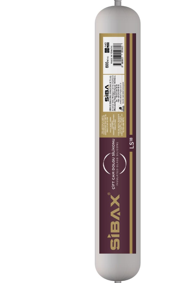 A tube of sibax is sitting on a white surface.