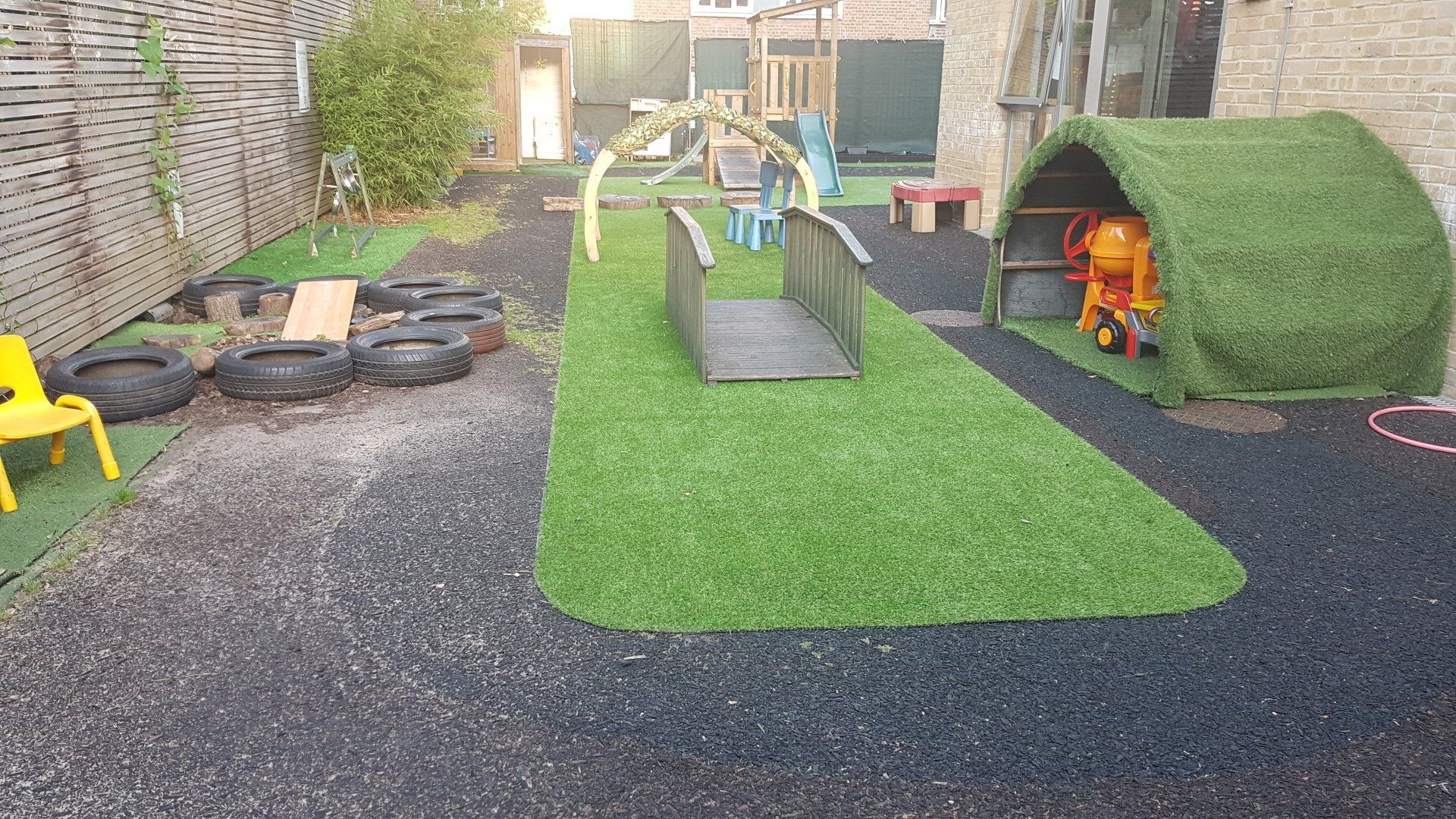 Large open area for children