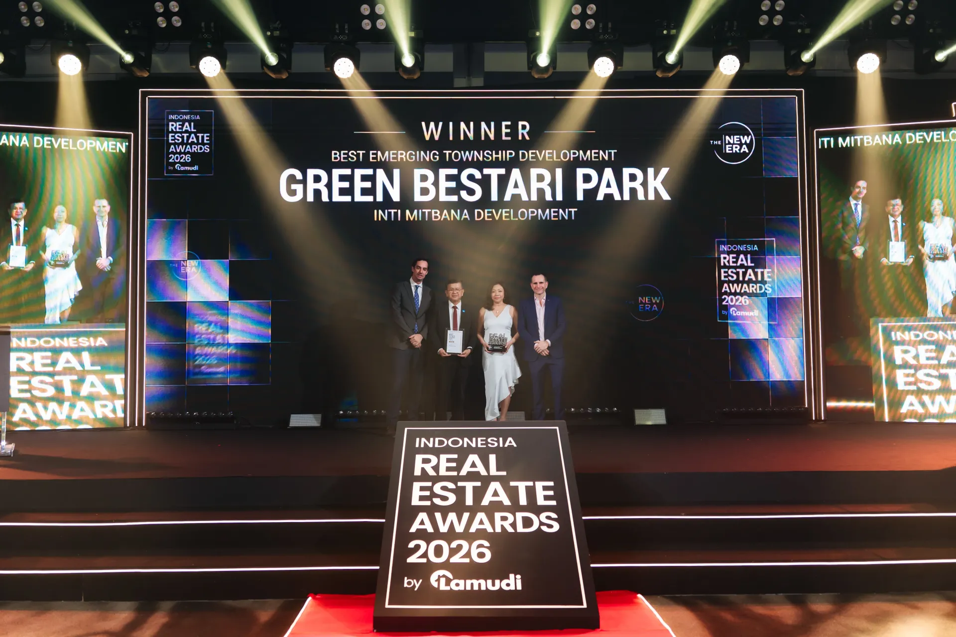 inti mitbana development mendapatkan penghargaan best emerging township development