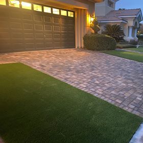 artificial grass landscape