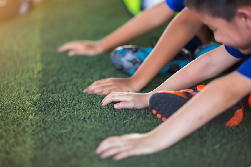 artificial turf play area