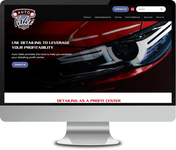 Horton Automatics website on monitor and tablet
