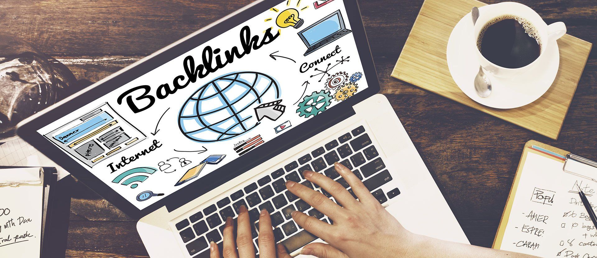an illustration of creating backlinks for the website to rank on Google