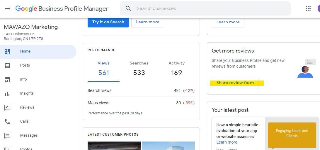 Google Business Profile Manager