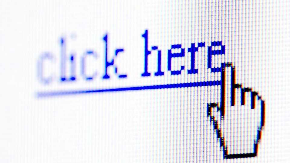 an illustration of clicking a link