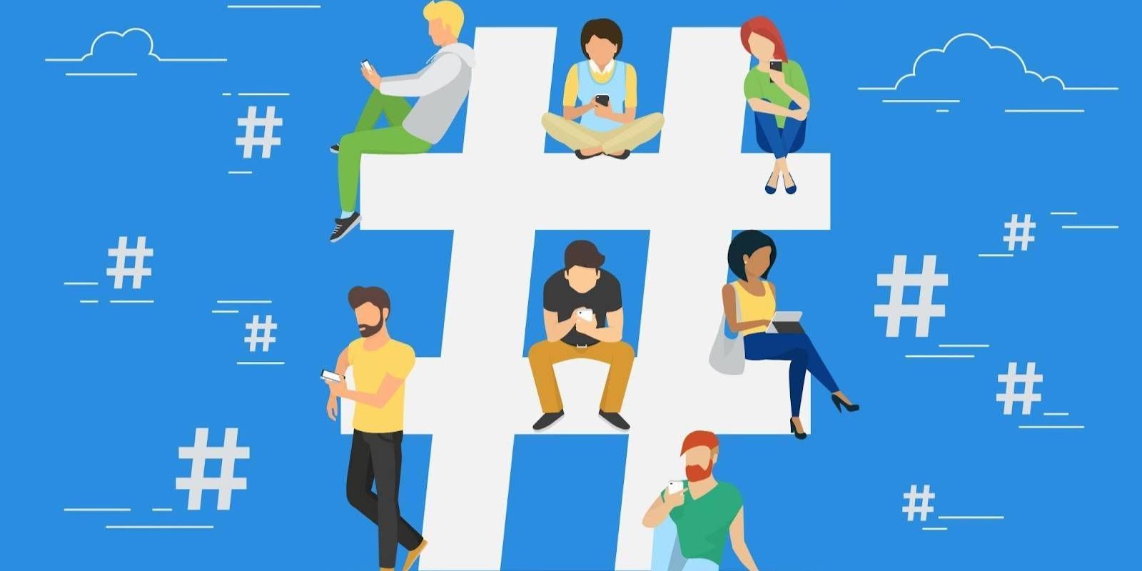 Illustration of encouraging social media audience to share