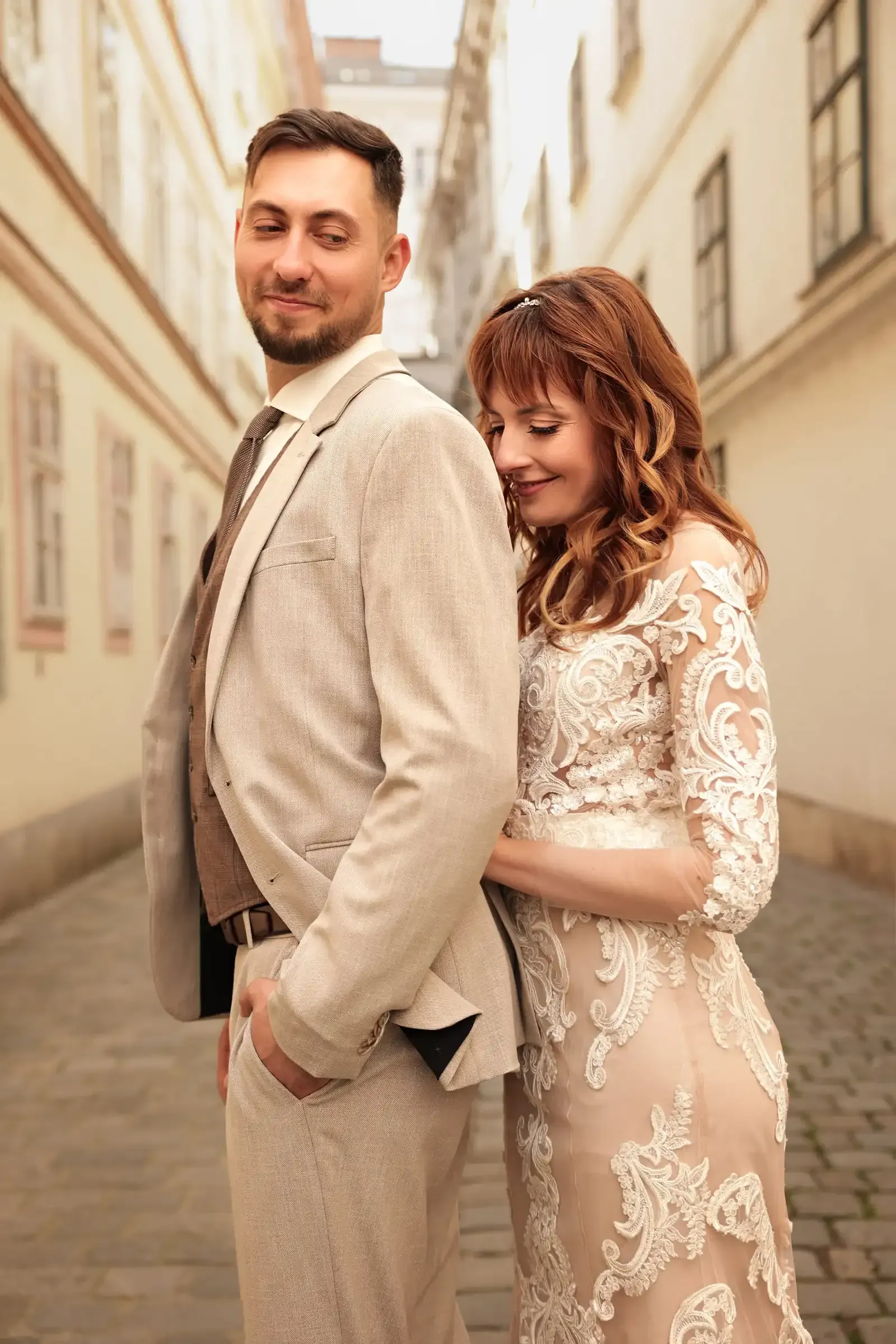 Hochzeitsfoto Paar Freie Trauung in Wien