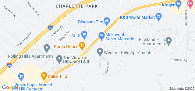 Map of business location