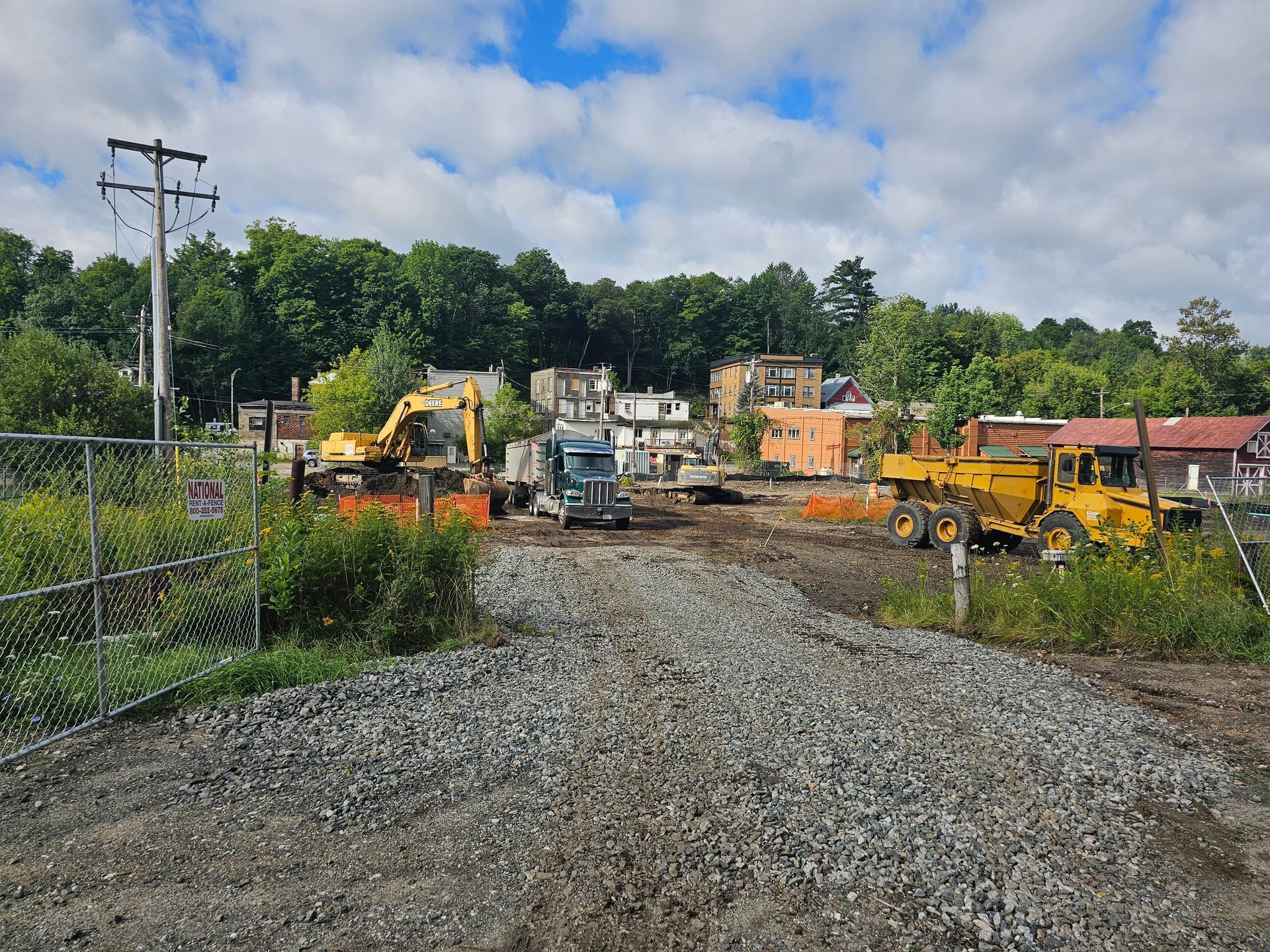 Saranac Loft site in the midst of remediation by MP Environmental Services Inc.
