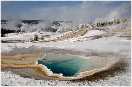 Heart Spring Pool in Winter