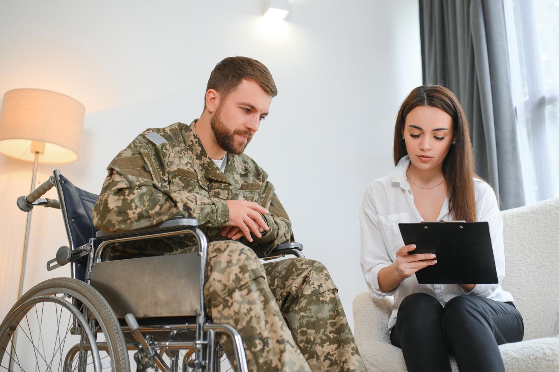 Veteran Reviewing a Hearing Loss VA Rating and Tinnitus Claim