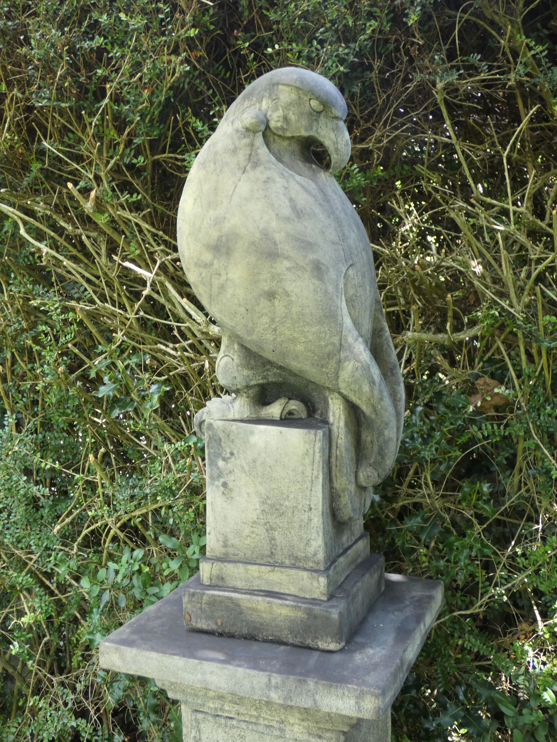 eagle bird stone garden statue