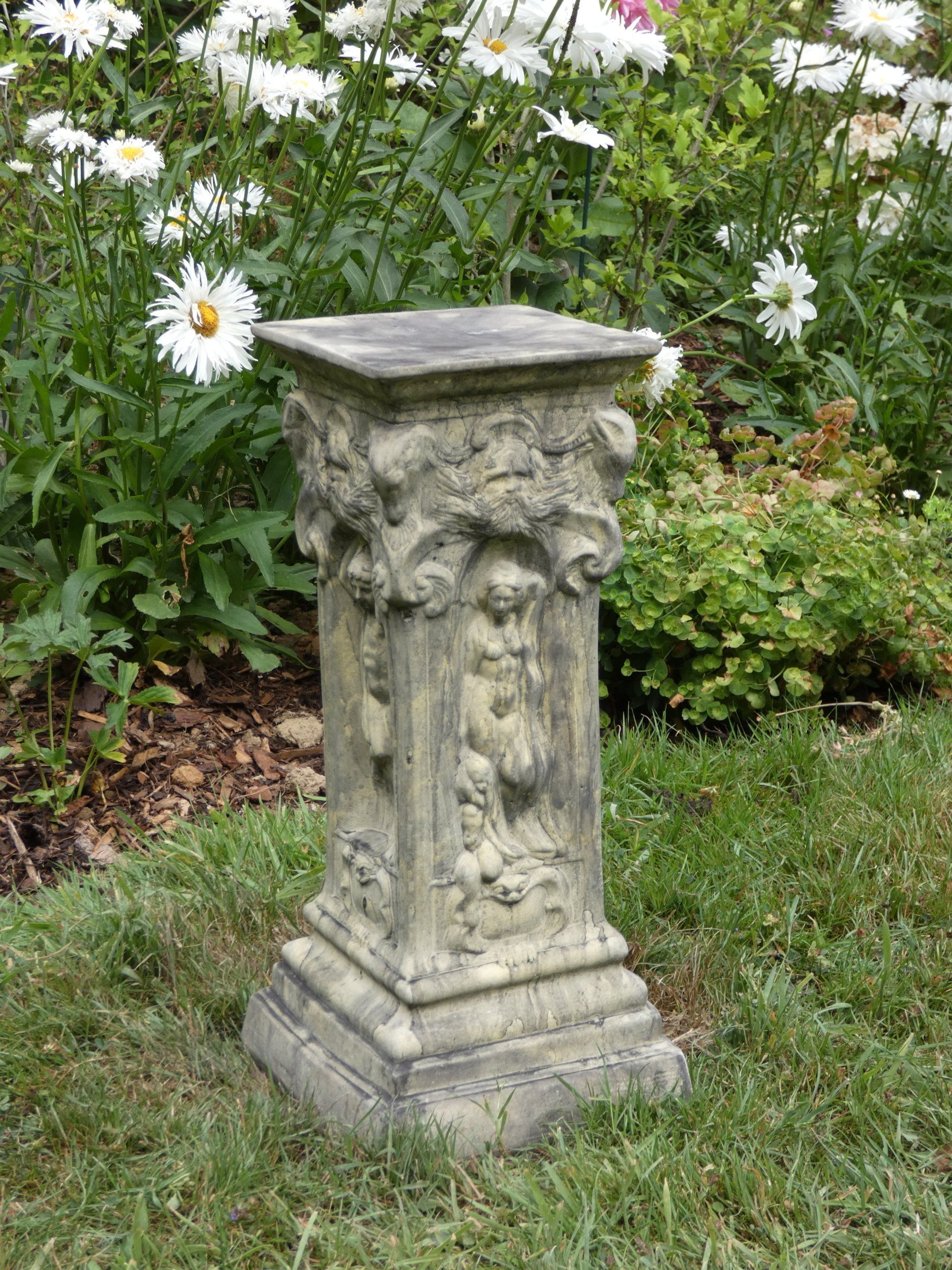 vienna plinth4 small pedestal stone garden statue