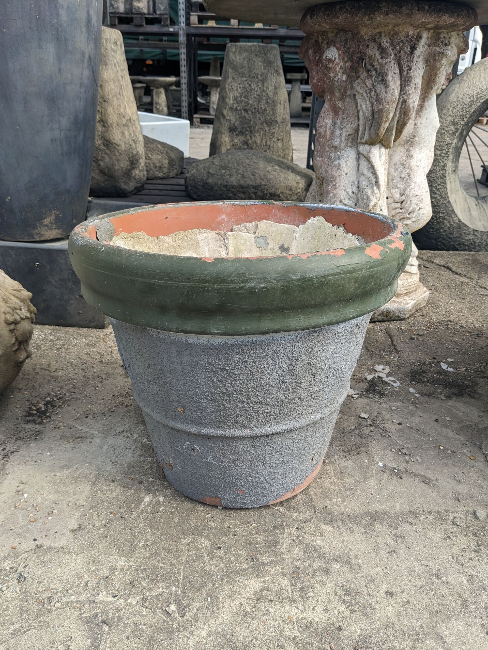 vase tub urn planter stone garden statue