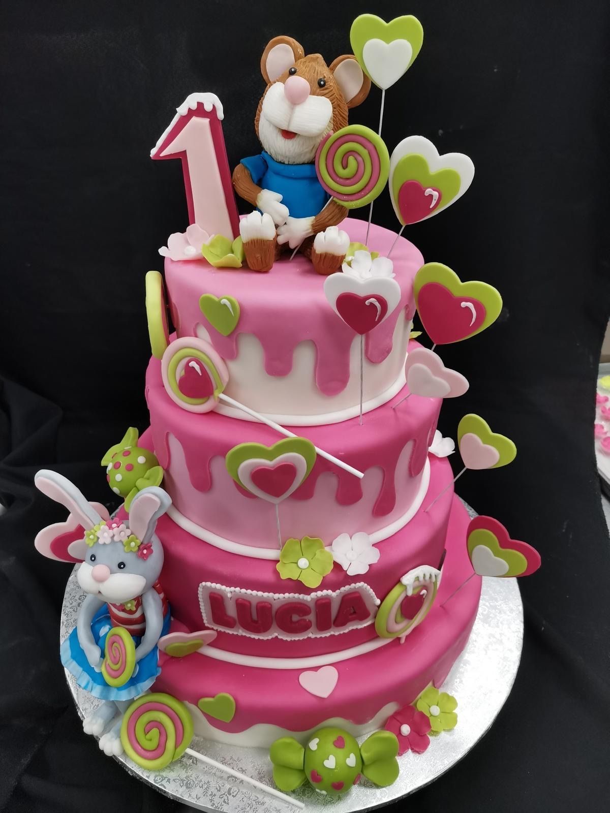 Torta cremosa di pasticceria.
