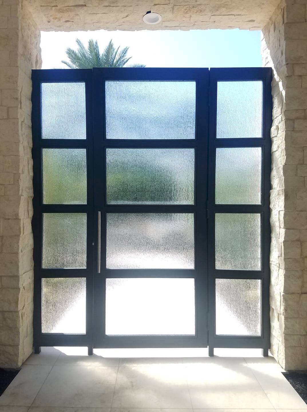 Glass & Metal Gate