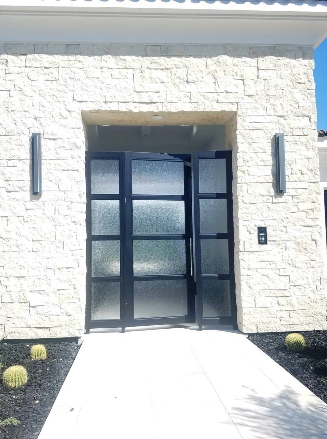 Glass & Metal Gate