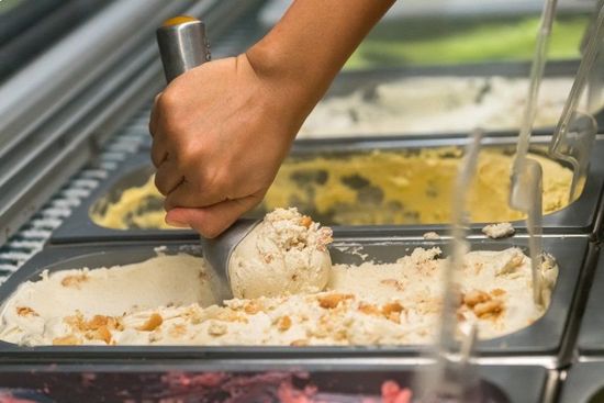 Vetrina per i gelati