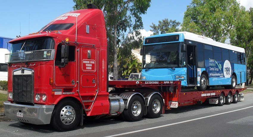 Towing a Bus — Areoglen, QLD — Barron River Towing