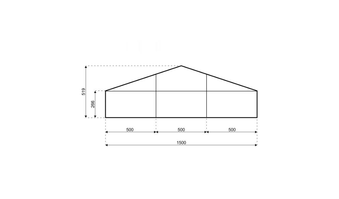 15m Hoecker Marquee Structure
Gable Specifications